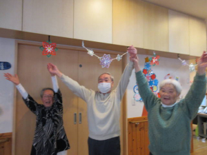 クリスマス会★プライムハイツ春江デイサービスセンター★